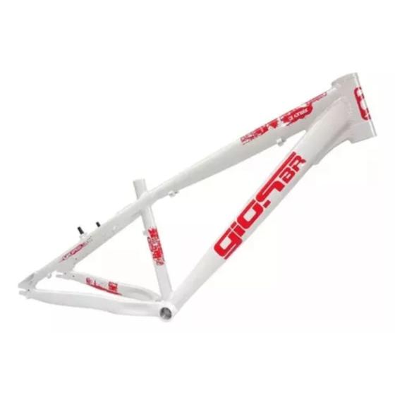 Imagem de Quadro 26 gios 4trix freeride aluminio - branco/vermelho