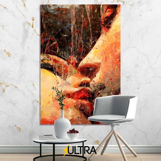 Imagem de Quadro 90x60 Decorativo Grande Art Deco Exótica