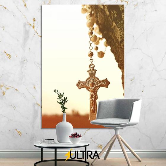 Imagem de Quadro 90x60cm Decorativo p/ Escritório Tema Religioso