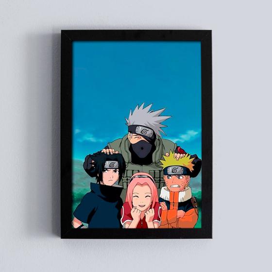 Imagem de Quadro A4- Naruto time 7