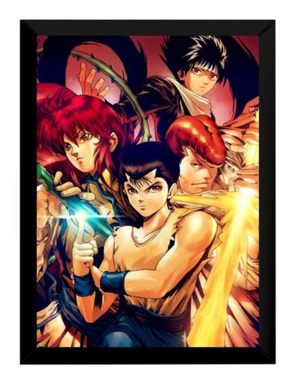 Imagem de Quadro Anime Yu Yu Hakusho Urameshi Hiei Kuwabara Kurama