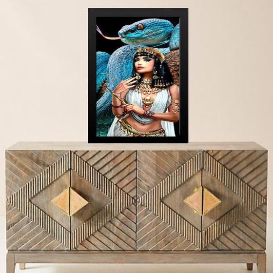 Imagem de Quadro Arquétipo Cleópatra Poderosa 33x24cm - com vidro