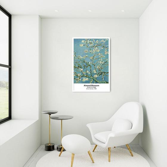 Imagem de Quadro Art Collection Almond Blossom 86x60 Caixa Branco