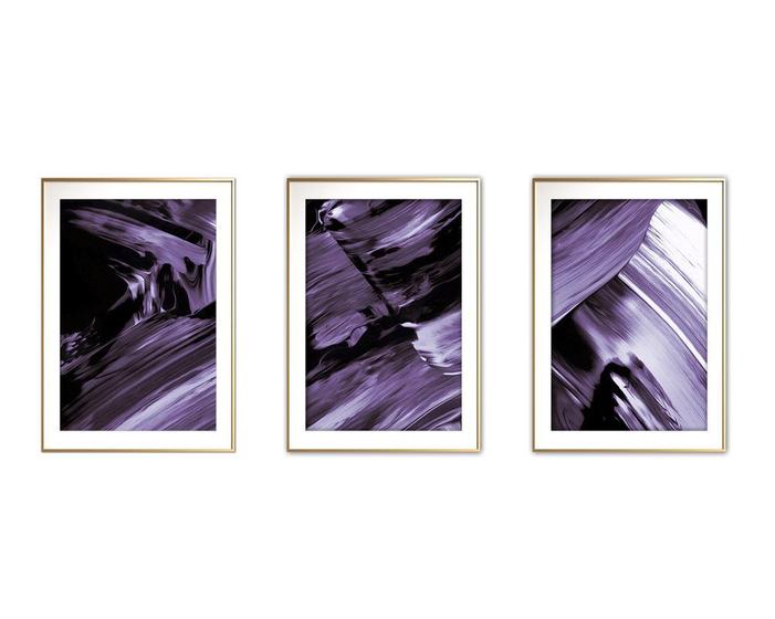 Imagem de Quadro arte 30x66 canvas formas abstratas mod 78