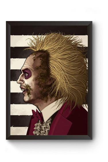 Imagem de Quadro Arte Beetlejuice Poster