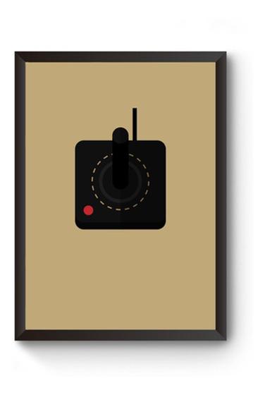 Imagem de Quadro Arte Controle Atari Poster