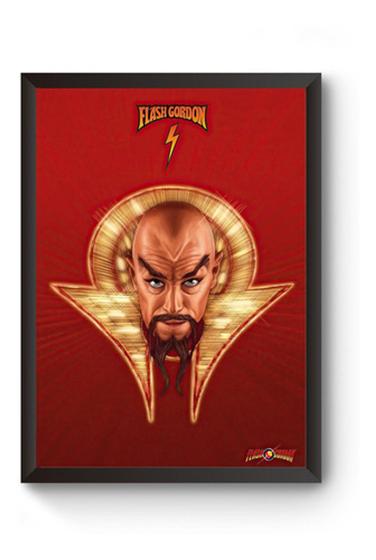 Imagem de Quadro Arte Flash Gordon Poster Moldurado