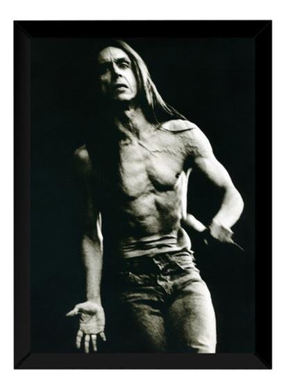 Imagem de Quadro Arte Iggy Pop Poster Moldurado