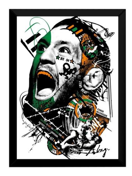 Imagem de Quadro Arte Mma Lutadores Conor Mcgregor Ufc 42x29cm