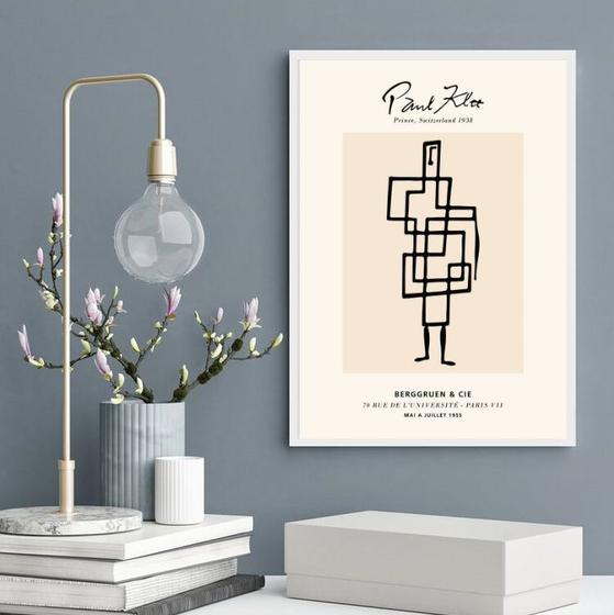 Imagem de Quadro Arte Poster Paul Klee 24x18cm - com vidro