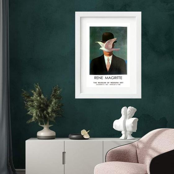 Imagem de Quadro Arte Rene Magritte - 60x48cm