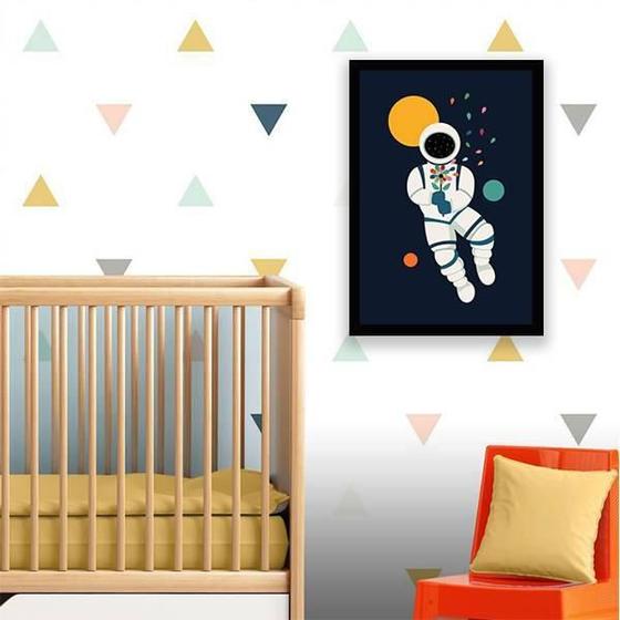 Imagem de Quadro Astronauta 24X18Cm - Com Vidro