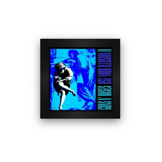 Imagem de Quadro azulejo com moldura Guns in Roses Use Your IllusionII