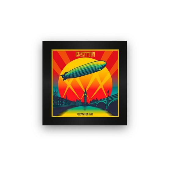 Imagem de Quadro azulejo com moldura Led Zeppelin Celebration Day