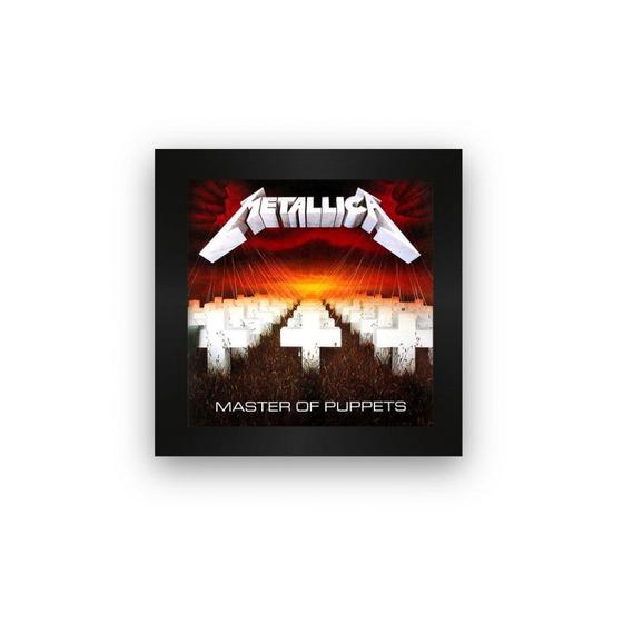Imagem de Quadro azulejo com moldura Metallica Master of Puppets