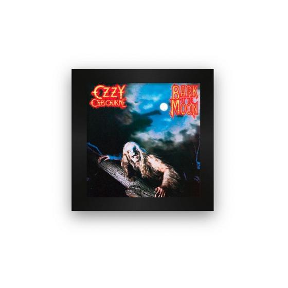 Imagem de Quadro azulejo com moldura Ozzy Osbourne Bark At The Moon