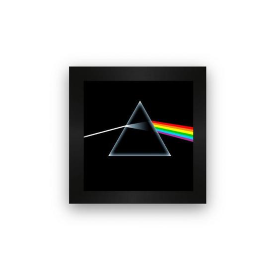 Imagem de Quadro azulejo com moldura Pink Floyd Dark Side of the moon