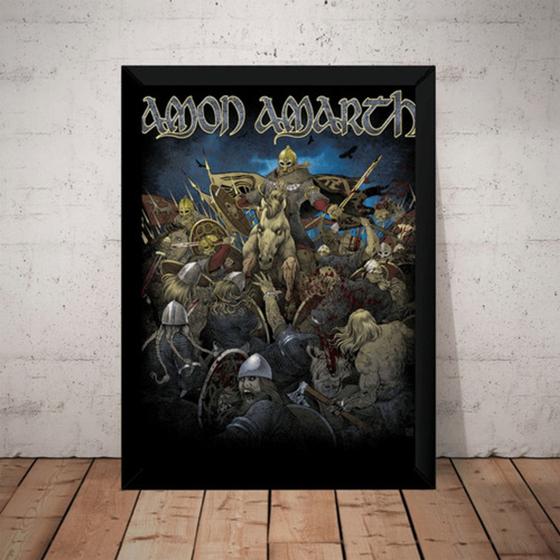 Imagem de Quadro Banda Amon Amarth Viking Death Metal