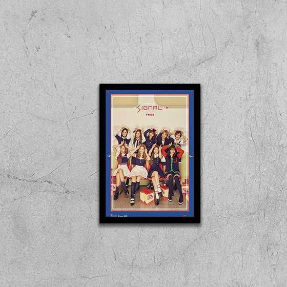 Imagem de Quadro Banda Signal Twice 45x34cm - com vidro