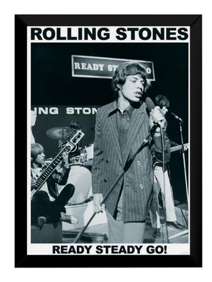 Imagem de Quadro Banda The Rolling Stones Poster Moldurado