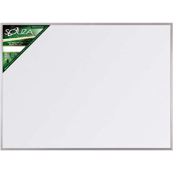 Imagem de Quadro Branco Moldura Alumínio 070X050Cm Popular