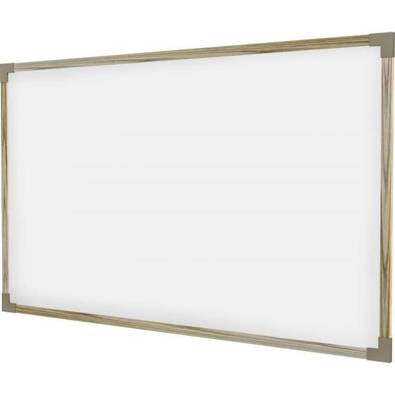 Imagem de Quadro Branco Moldura Madeira 200X120Cm Uv Mdf