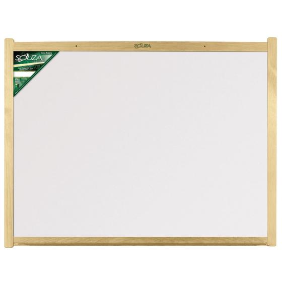 Quadro Branco Standard Madeira 60x90cm - Souza Menor preço em Quadro Branco Standard Madeira 60x90cm - Souza