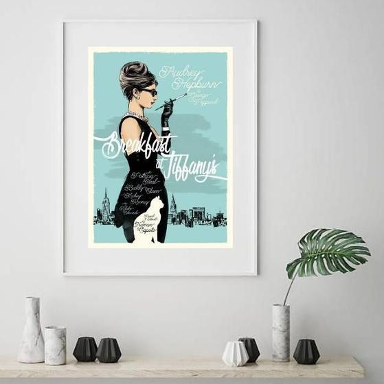 Imagem de Quadro Breakfast At Tiffanys - 60X48Cm