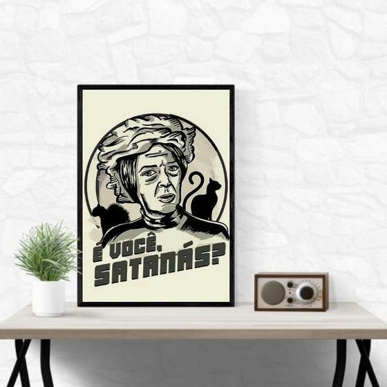 Imagem de Quadro Bruxa Do 71- Chaves 24x18cm - com vidro