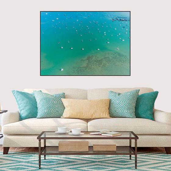 Imagem de Quadro Canvas Barcos no Mar 50x70