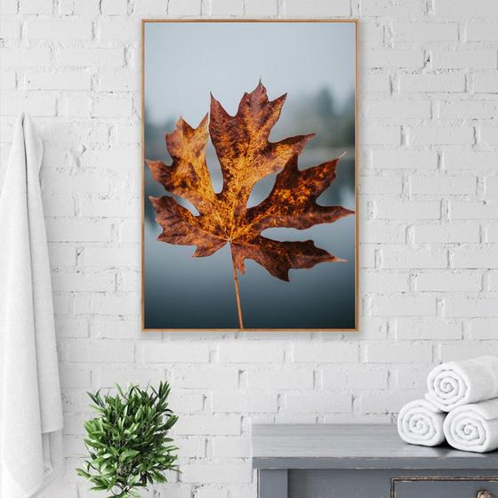 Imagem de Quadro Canvas Folha de Maple 1,20x90