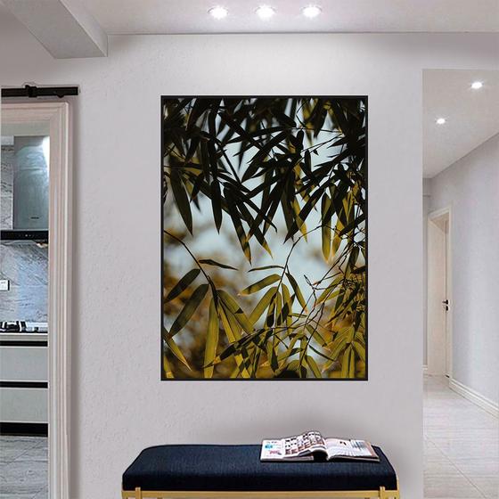 Imagem de Quadro Canvas Folhas 1,00x80