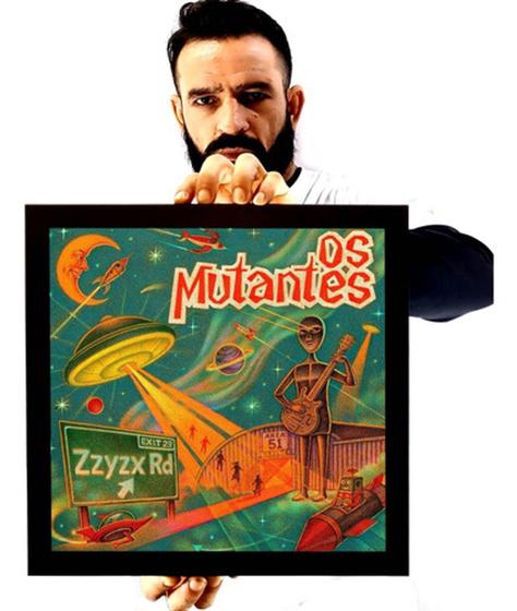 Imagem de Quadro Capa Lp Os Mutantes Album Zzyzx 33x33cm