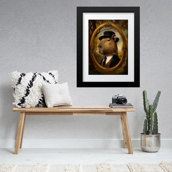 Imagem de Quadro Capivara Vintage- 60x48cm