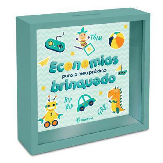 Imagem de Quadro cofre - economia para meu brinquedo verde - Brasfoot