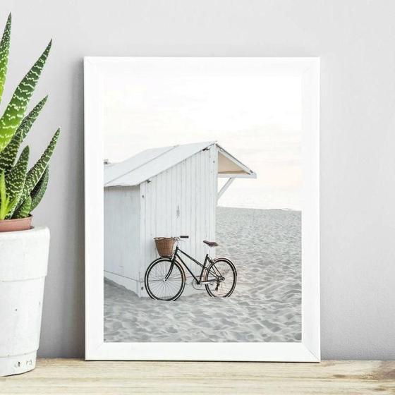 Imagem de Quadro Coleção Praia Soft - Bicicleta 24X18Cm