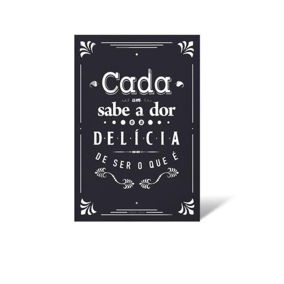 Imagem de Quadro Com Frases Decorativo Com Dupla Face Ideal Para Sala