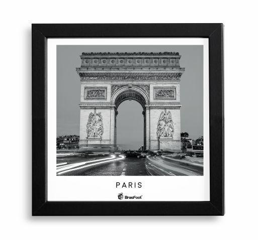 Imagem de Quadro com Moldura Paris Preto e Branco 23x23cm