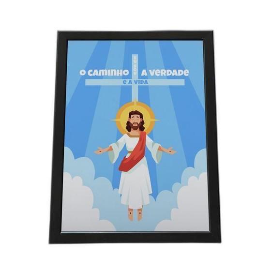 Imagem de Quadro Com Moldura Religião Cristã 006 Religiao-006-M1