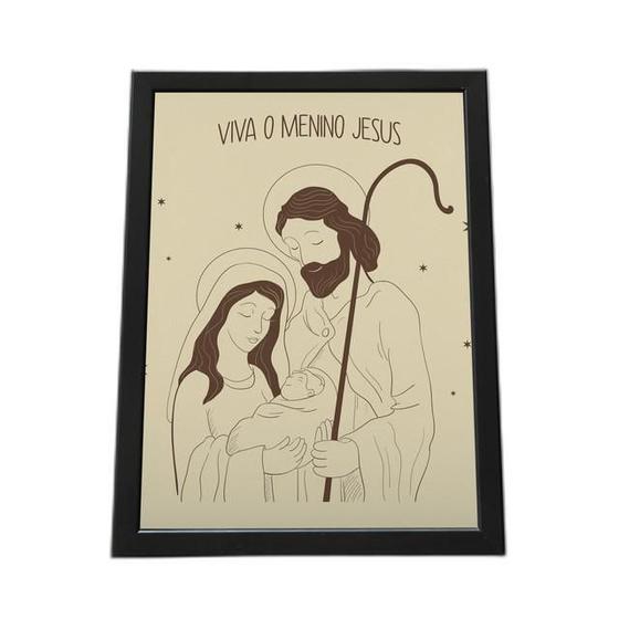 Imagem de Quadro Com Moldura Religião Cristã 016 Religiao-016-M1