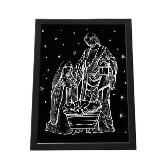 Imagem de Quadro Com Moldura Religião Cristã 019 Religiao-019-M1