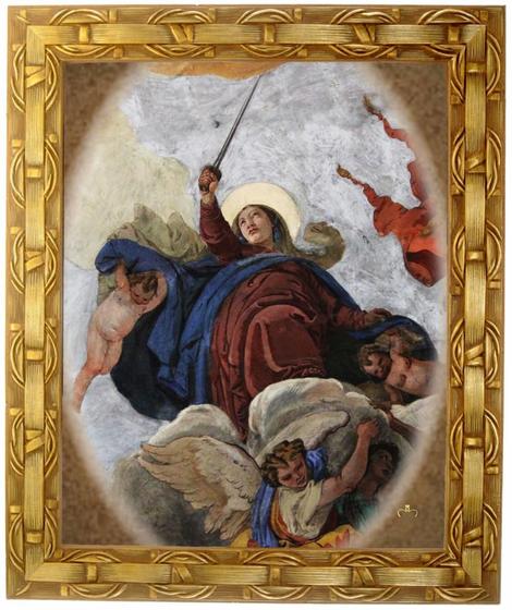 Imagem de Quadro Da N. Sra. Da Defesa, Mod. 02, Tam.  30x25cm. Angelus