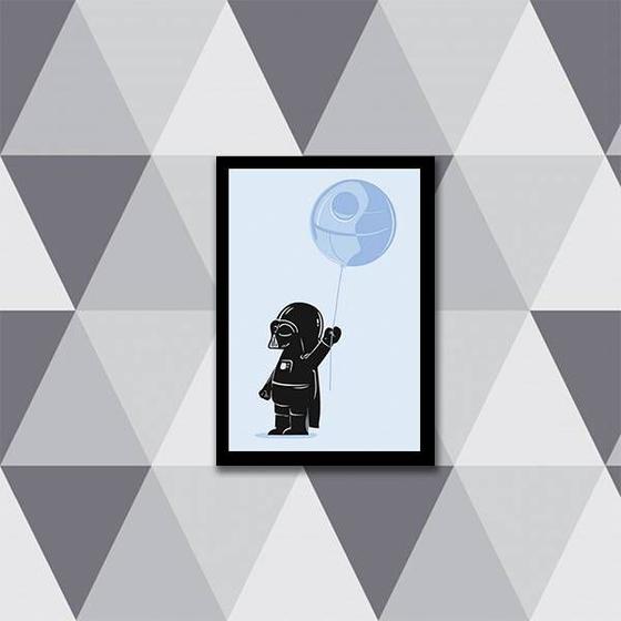 Imagem de Quadro Darth Vader Baby 24x18cm - com vidro