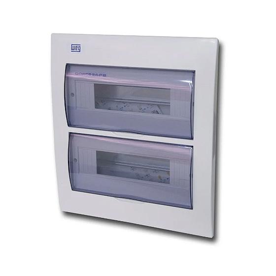 Quadro De Distribuição Weg Para 24 Disjuntor Din De Embutir Menor preço em Quadro De Distribuição Weg Para 24 Disjuntor Din De Embutir