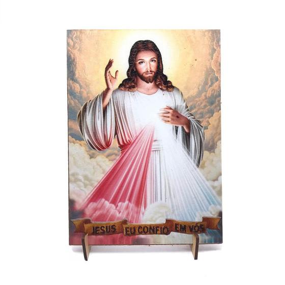 Imagem de Quadro de Mesa Jesus Misericordioso