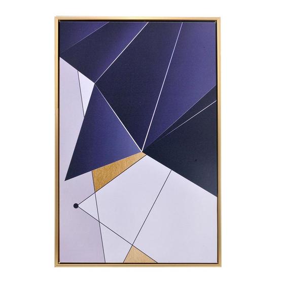 Imagem de Quadro de Parede Decorativo 38cm Abstrato Espressione