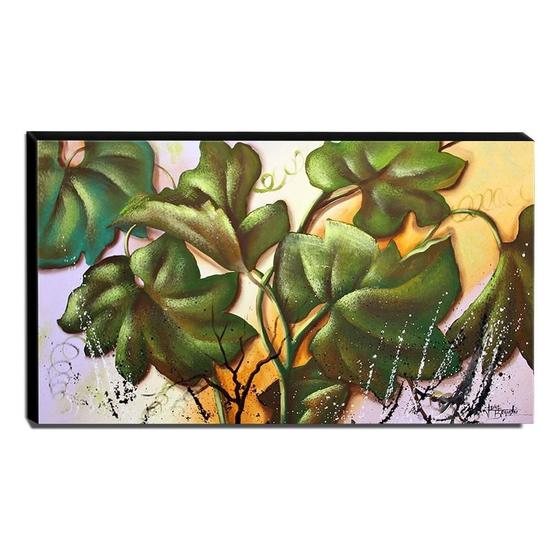 Imagem de Quadro de Pintura Folhagens 60x105cm-1148