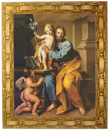 Imagem de Quadro De São José, Mod. 02, Tam. 30x25cm. Angelus