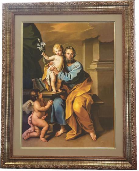 Imagem de Quadro De São José, Modelo 02, Med. 53x43cm. Angelus