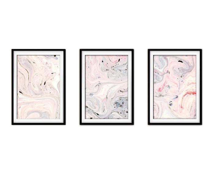 Imagem de Quadro decor 45x96 canvas formas abstratas mod 2